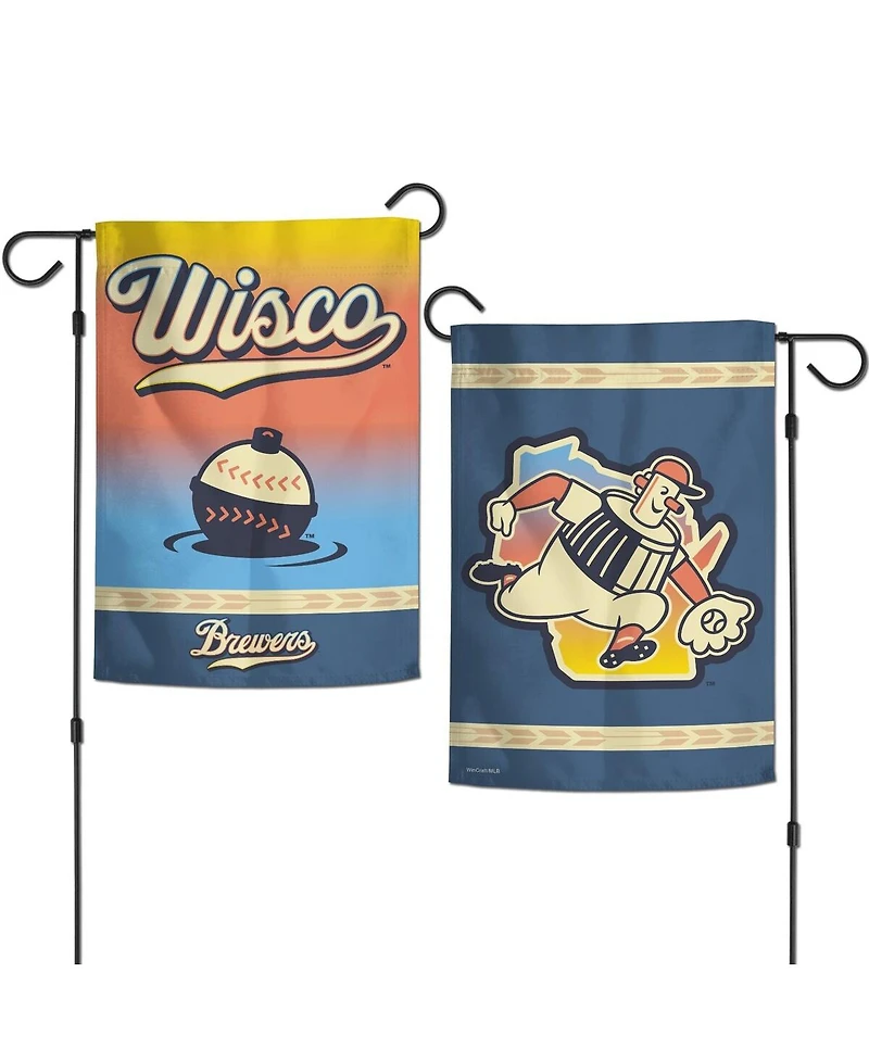 Wincraft Milwaukee Brewers 2026 City Connect Double-Sided 12" x 18" Garden Flag