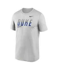 Nike Men's Gray Duke Blue Devils Sideline Legend Dri-fit T-Shirt