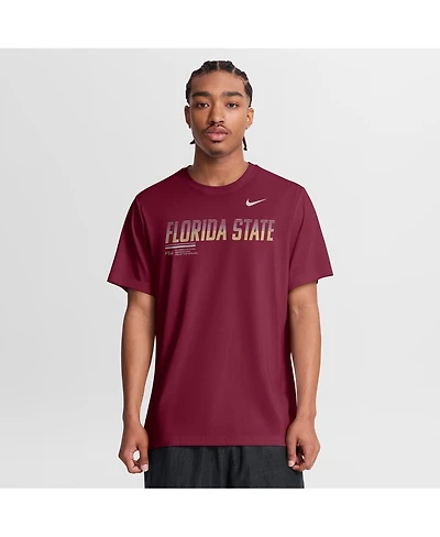 Nike Men's Garnet Florida State Seminoles Sideline Legend Dri-fit T-Shirt
