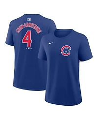 Nike Women's Pete Crow-Armstrong Royal Chicago Cubs Name and Number T-Shirt