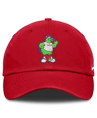 Nike Big Boys and Girls Red Philadelphia Phillies Mascot Club Adjustable Hat