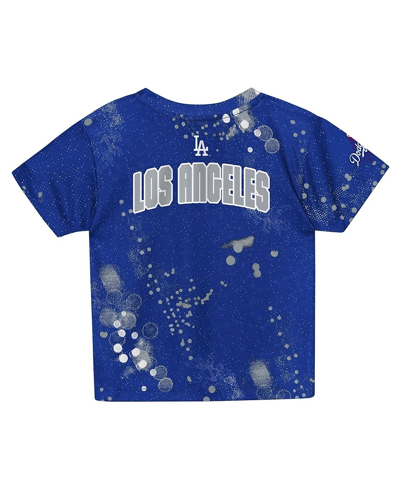 Outerstuff Preschool 2-Piece Royal Los Angeles Dodgers Pinch Hitter Infielder T-Shirt and Shorts Set