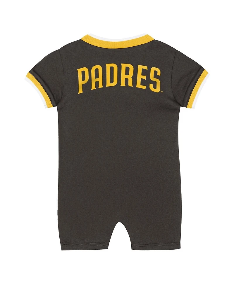 Outerstuff Baby Boys and Girls Brown San Diego Padres Pinch Coverall