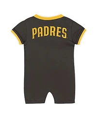 Outerstuff Baby Boys and Girls Brown San Diego Padres Pinch Coverall
