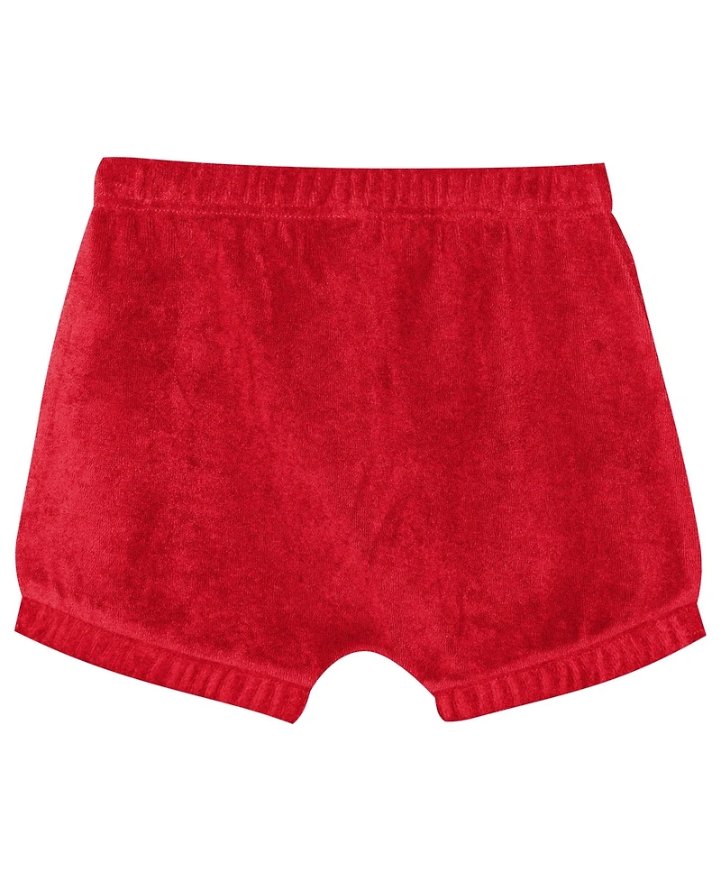 Outerstuff Girls Toddler 2-Piece Red Philadelphia Phillies Hop Base Fashion T-Shirt and Shorts Set