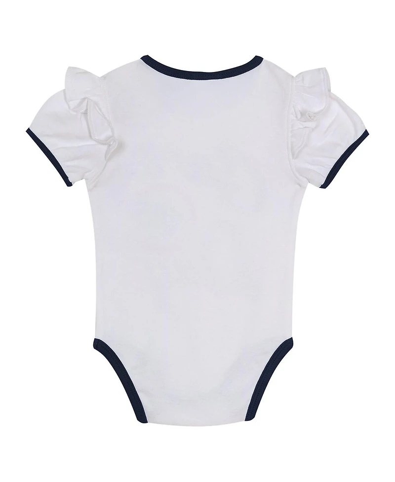 Outerstuff Baby Girls 3-Piece Detroit Tigers Bodysuit, Headband and Skirt Set