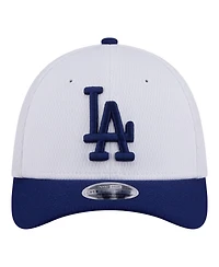 New Era Toddler White Los Angeles Dodgers Baseball 39THIRTY M-Crown Adjustable Hat