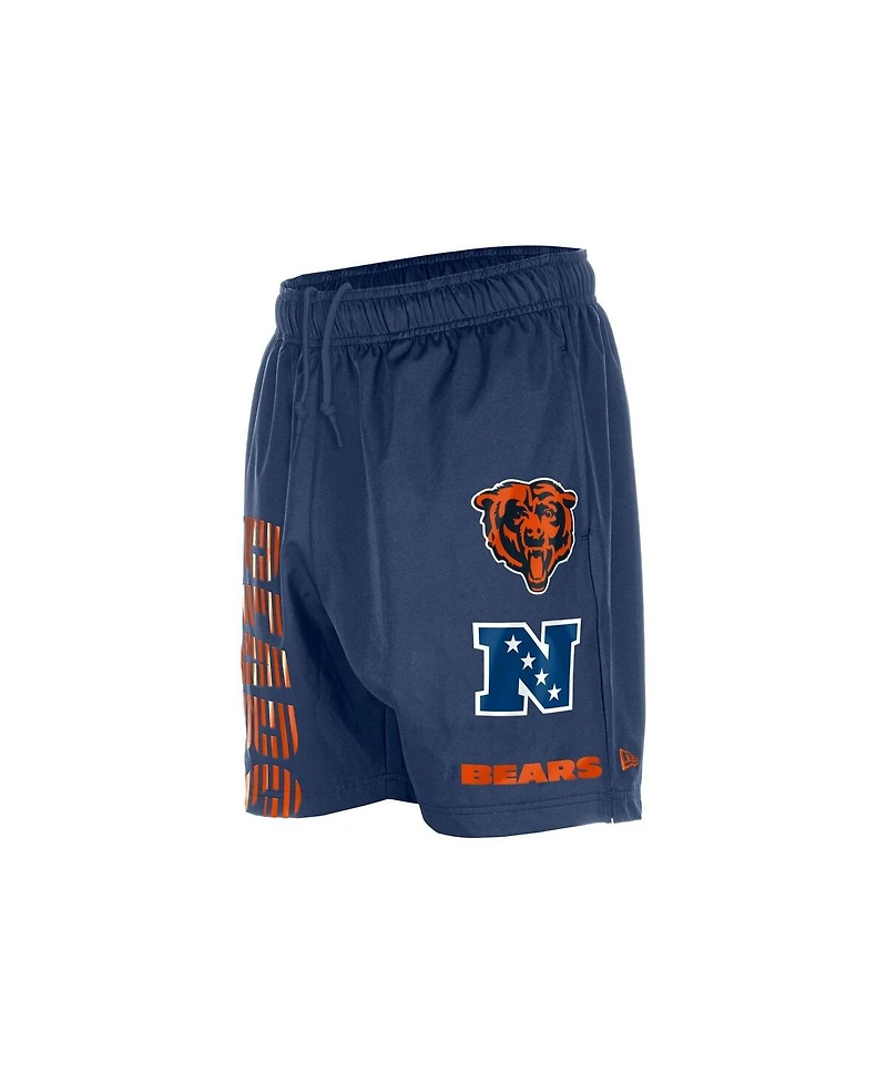 New Era Men's Navy Chicago Bears Match Shorts