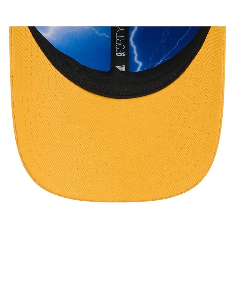 New Era Men's Powder Blue/Gold Los Angeles Chargers 2026 Nfl Draft 9FORTY M-Crown Adjustable Hat