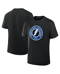 Fanatics Men's Black Tampa Bay Lightning Elevated Essential T-Shirt
