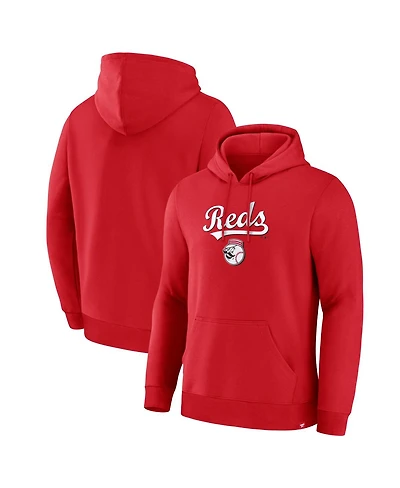 Fanatics Men's Red Cincinnati Reds Lock-Up Legacy Hoodie