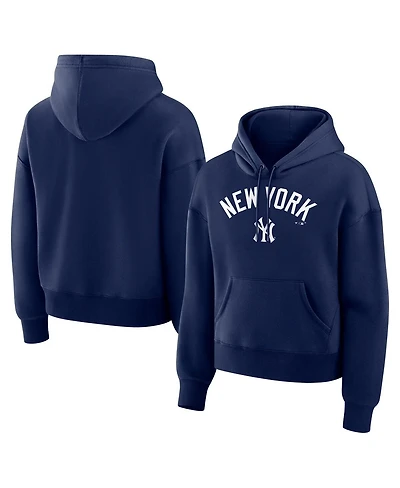 Fanatics Women's Navy New York Yankees Lockup Legacy Fleece Hoodie