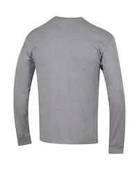 Champion Men's Heather Gray Seattle Seahawks Seal Long Sleeve T-Shirt
