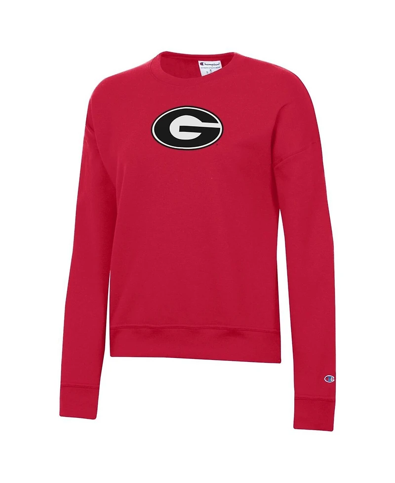 Champion Women's Red Georgia Bulldogs Powerblend Sweatshirt