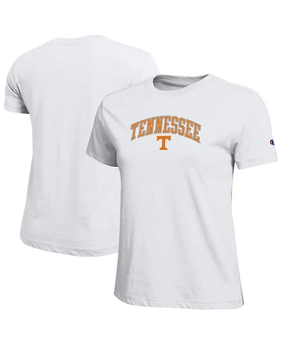 Champion Women's White Tennessee Volunteers Arched Over Logo T-Shirt