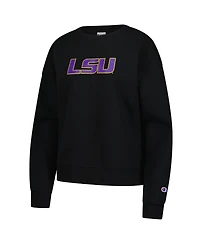 Champion Women's Black Lsu Tigers Powerblend Sweatshirt