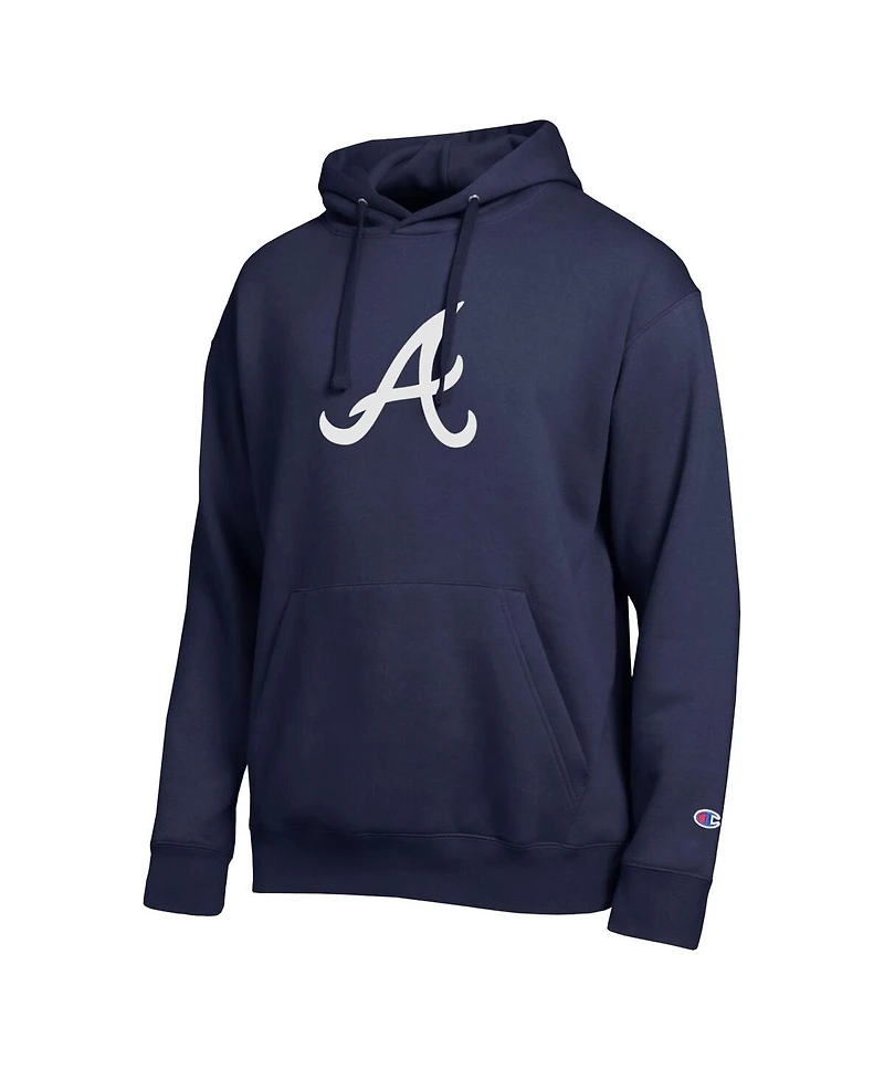 Champion Men's Navy Atlanta Braves All Star Embroidered Logo Hoodie