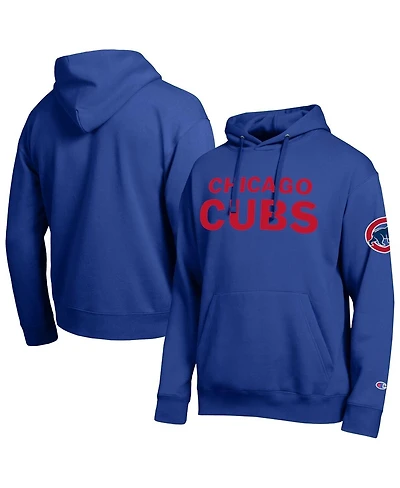 Champion Men's Royal Chicago Cubs All Star Wordmark Hoodie