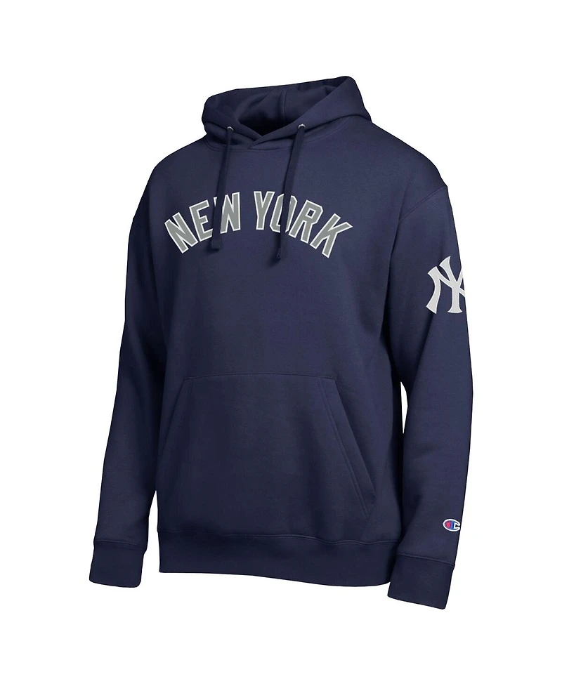 Champion Men's Navy New York Yankees All Star Wordmark Hoodie