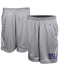 Champion Men's Gray New York Giants Classic Mesh Shorts