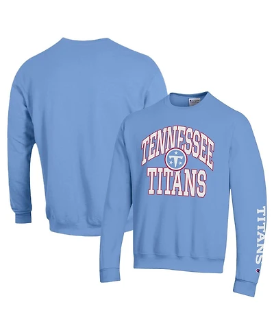 Champion Men's Light Blue Tennessee Titans Powerblend Fleece Sweatshirt