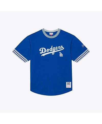 Mitchell & Ness Men's Royal Los Angeles Dodgers Wild Pitch Ringer T-Shirt