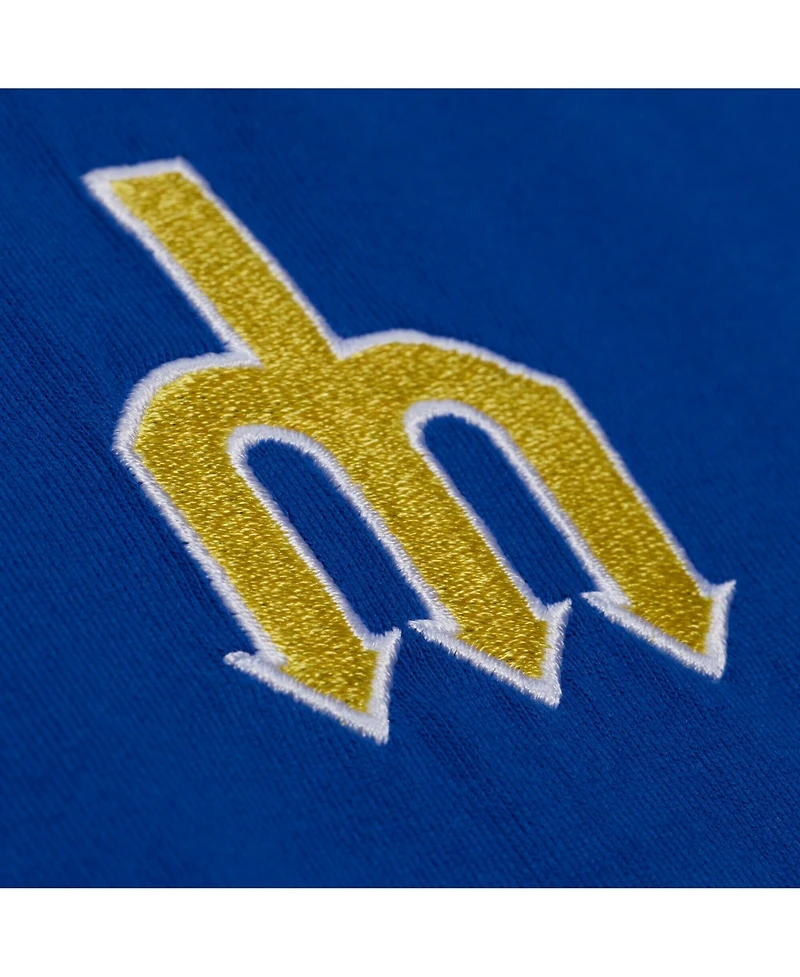Mitchell & Ness Men's Royal Seattle Mariners Wild Pitch Ringer T-Shirt