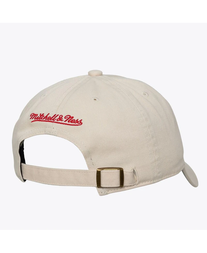 Mitchell & Ness Men's and Women's Cream Philadelphia Phillies Off-Season 1904 Strapback Adjustable Hat