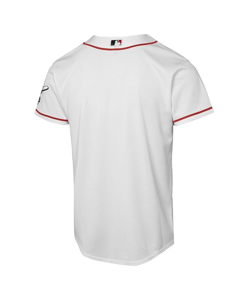 Nike Big Boys and Girls White Cincinnati Reds Home Stadium Jersey