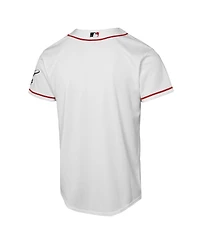Nike Big Boys and Girls White Cincinnati Reds Home Stadium Jersey