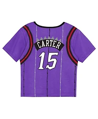 Mitchell & Ness Toddler 2-Piece Vince Carter Purple Toronto Raptors Play by Place T-Shirt and Shorts Set
