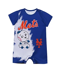 Outerstuff Baby Boys and Girls Royal New York Mets Mascot Bodysuit
