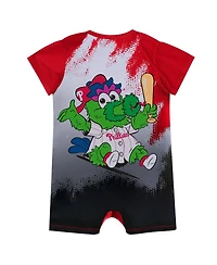 Outerstuff Baby Boys and Girls Red Philadelphia Phillies Mascot Bodysuit