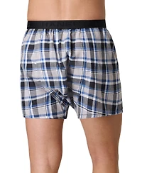 Hanes Men's Ultimate Woven Boxers, 5-Pack