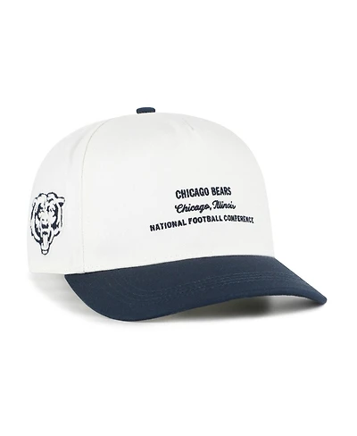 '47 Brand Men's White Chicago Bears Contemporary Two-Tone Hitch Adjustable Hat