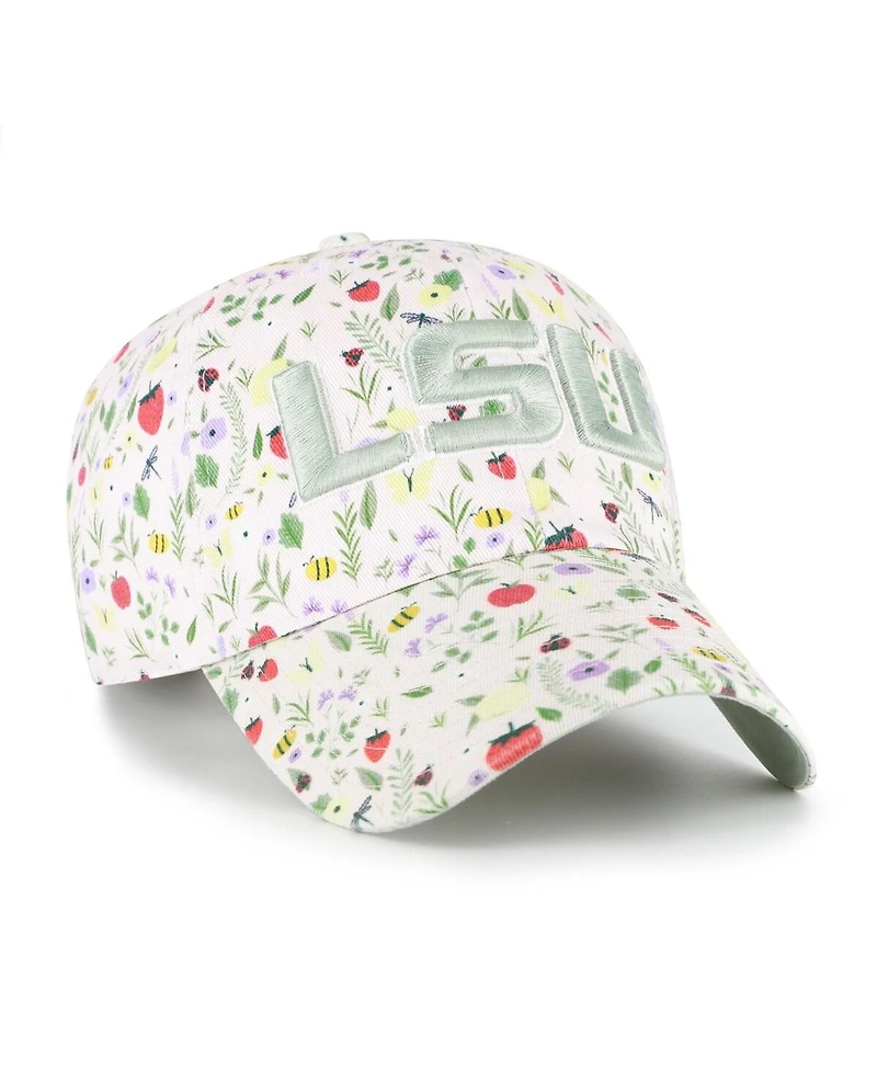 '47 Brand Women's Natural Lsu Tigers Posey Clean Up Adjustable Hat