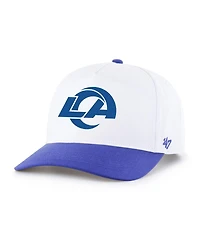 '47 Brand Men's White/Royal Los Angeles Rams Relaxed Hitch Adjustable Hat