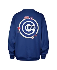 Stoney Clover Lane X '47 Brand Women's Royal Chicago Cubs Oversized Sweatshirt