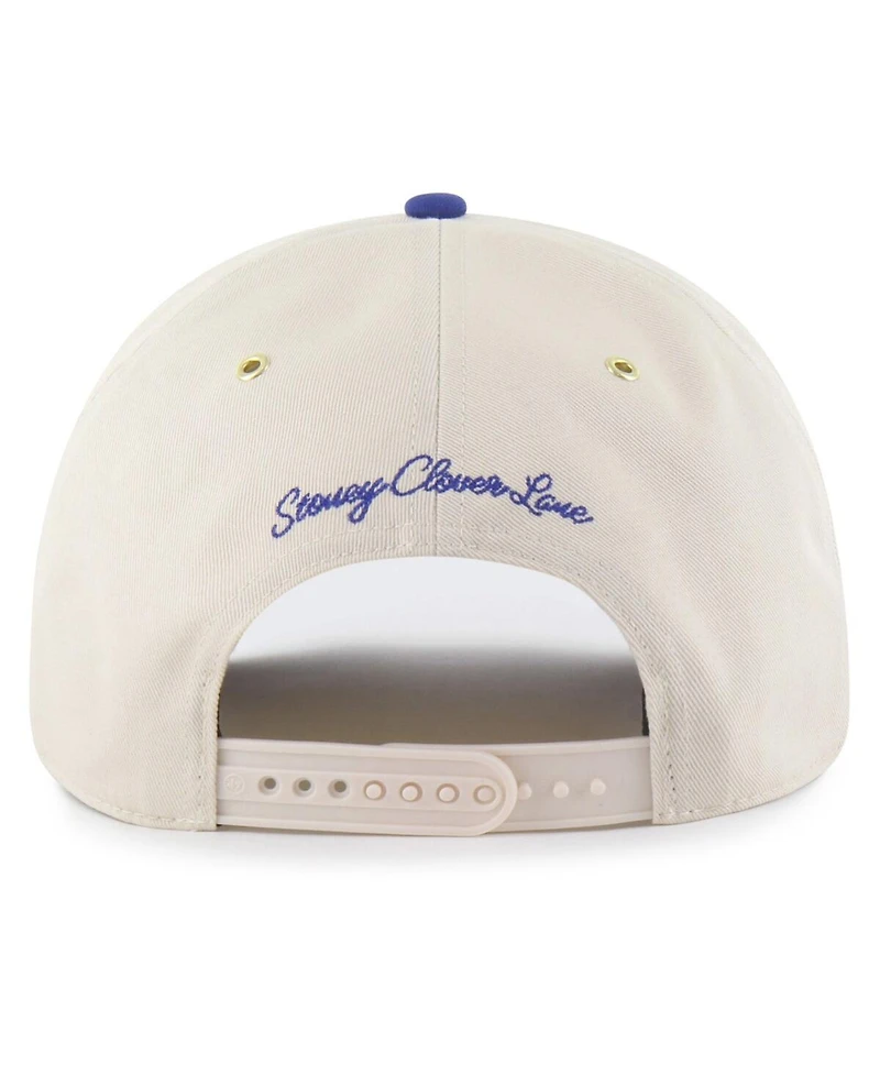 Stoney Clover Lane X '47 Brand Men's Natural/Royal Chicago Cubs Glitter Rope Hitch Adjustable Hat