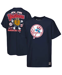 Mitchell & Ness Big Boys and Girls Navy New York Yankees Cooperstown Concession T-Shirt