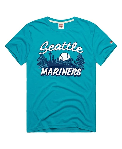Homage Men's Teal Seattle Mariners Tri-Blend Hyperlocal T-Shirt