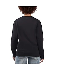 G-iii 4Her by Carl Banks Women's Black Utah Mammoth Metallic Drop Printed Fleece Sweatshirt