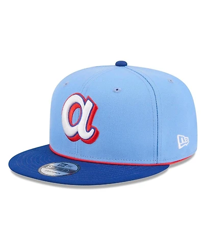 New Era Big Boys and Girls Light Blue Atlanta Braves 2026 City Connect 9FIFTY Snapback Hat