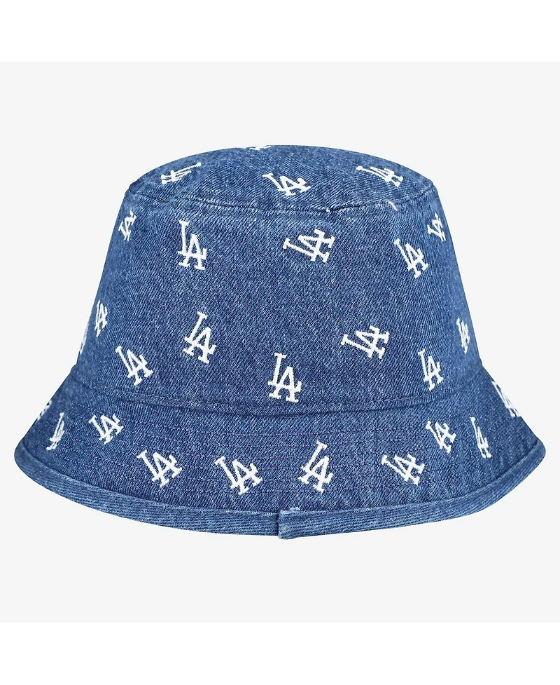 New Era Women's Denim Los Angeles Dodgers Denim Micro Bucket Hat