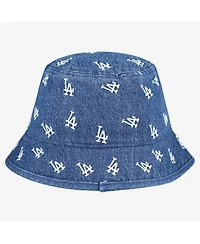 New Era Women's Denim Los Angeles Dodgers Denim Micro Bucket Hat