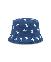 New Era Women's Boston Red Sox Denim Micro Bucket Hat