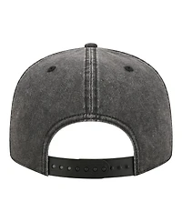 New Era Men's Black Chicago Bulls Washed Tonal 9FIFTY Snapback Hat