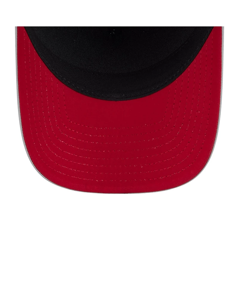 New Era Men's Gray Cincinnati Reds Micro Logo 9FORTY M-Crown A-Frame Adjustable Hat