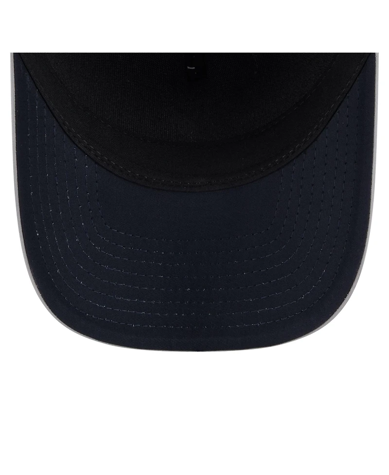 New Era Men's Gray Atlanta Braves Micro Logo 9FORTY M-Crown A-Frame Adjustable Hat