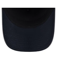 New Era Men's Gray Atlanta Braves Micro Logo 9FORTY M-Crown A-Frame Adjustable Hat